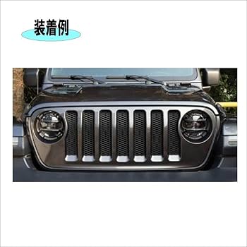 Amazon | ジープ ラングラー/Wrangler JL 2018~ ヘッドライト カバー
