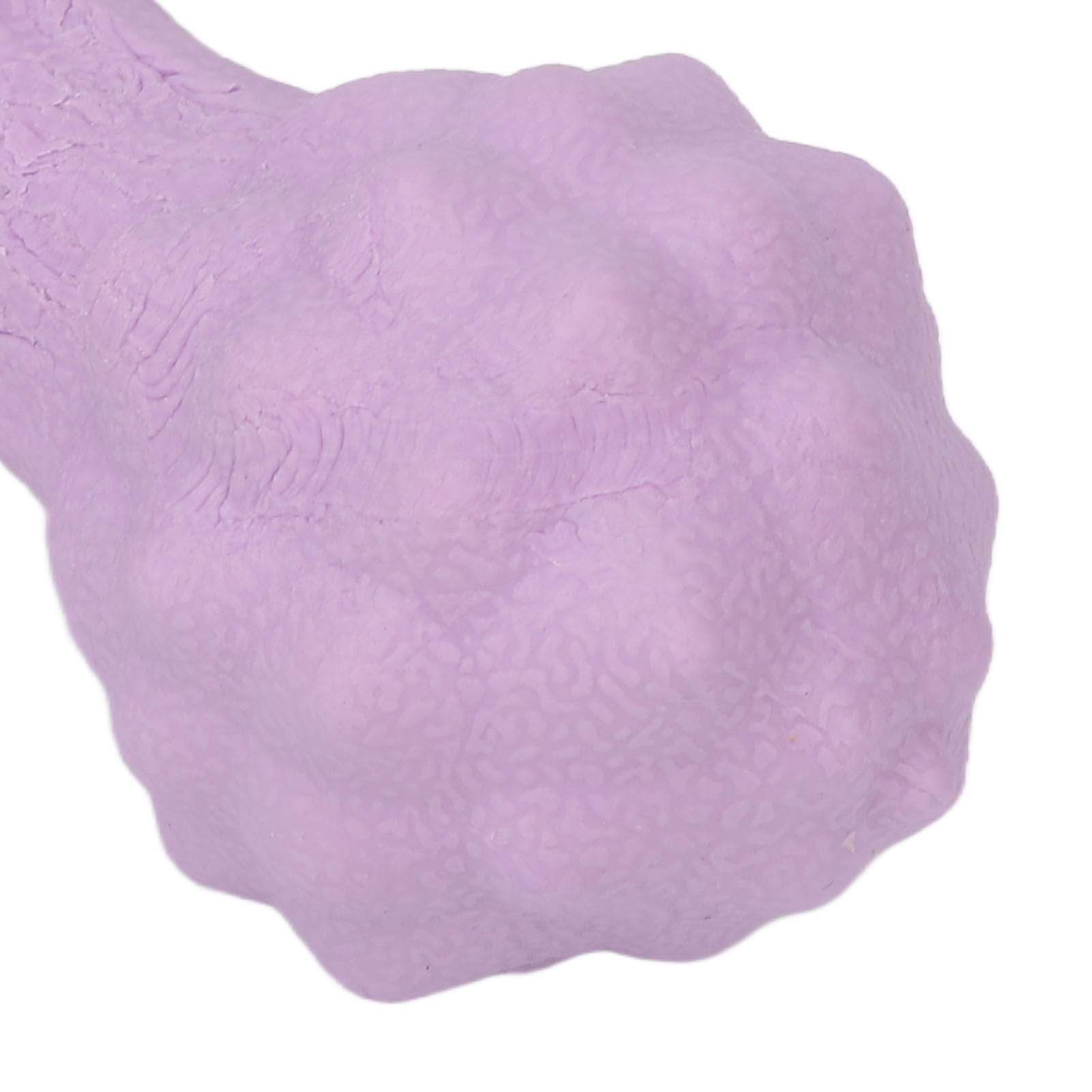 Hidyliu Balle de massage double lacrosse multi-directionnelle en forme d'arachide pour soulager le stress et améliorer la posture Matériau TPR souple 12,5 x 5 cm (violet)