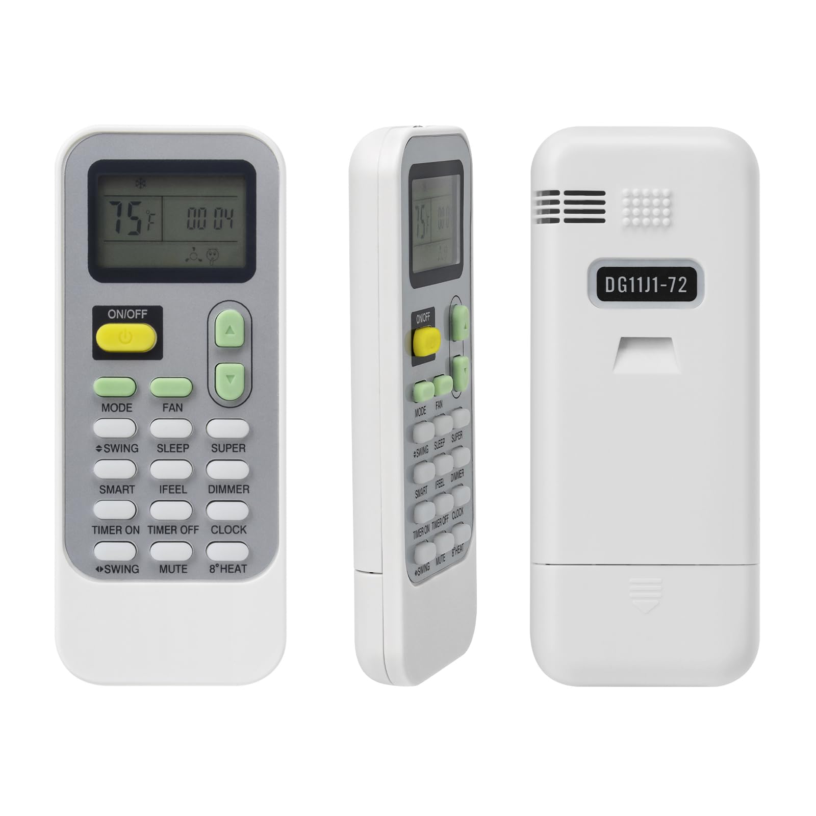 DG11J1-01 Replace Remote Control Compatible with Hisense Kelon Air Con Portable AC A/C Unit Air Conditioner DG11J1-04 DG11J1-05 DG11J1-91 Y-J1-01/E ABSCI4H4S12 ABSEM4H4S09 ABSEM4H4S12 ABSCI4H4S18
