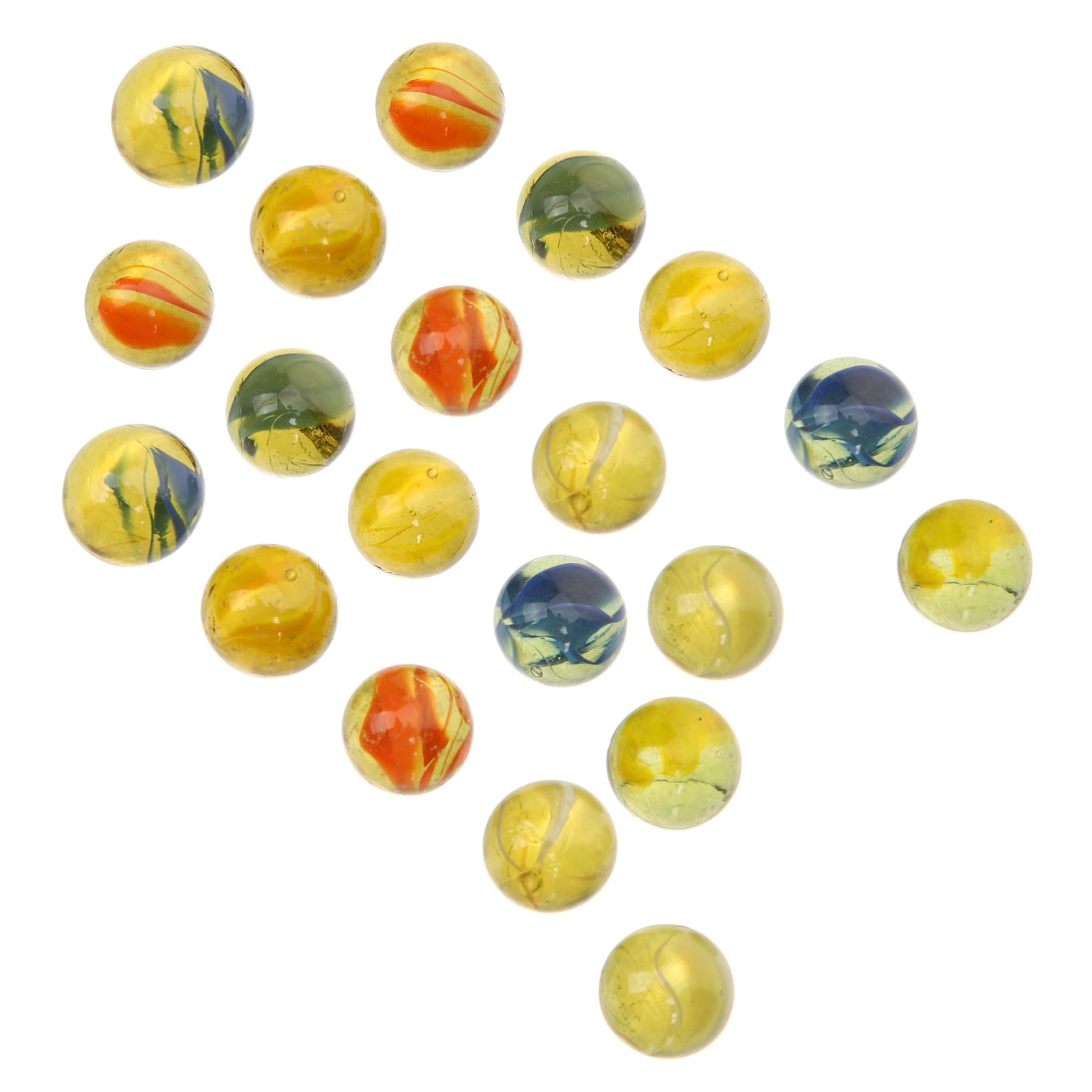 Toddmomy Superior Glass Marbles for Marbles Games Decor Set for Boys and Girls Adults or Family Gatherings