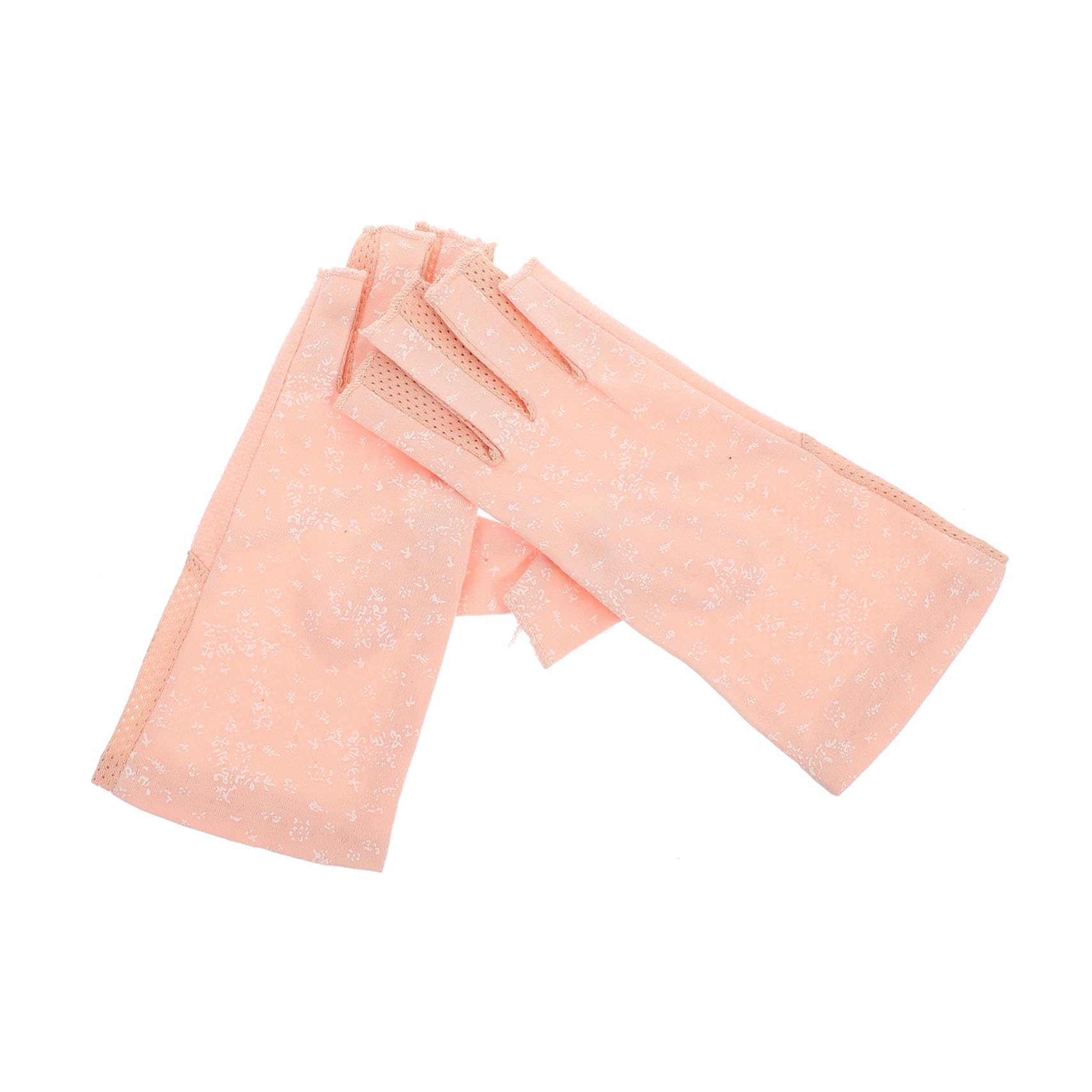 Healvian 4paia Guanti Protettivi Uv Per Manicure Guanti Mezzo Dito Leggeri e Resistenti Al Calore Per Salone Di Bellezza e Uso Domestico