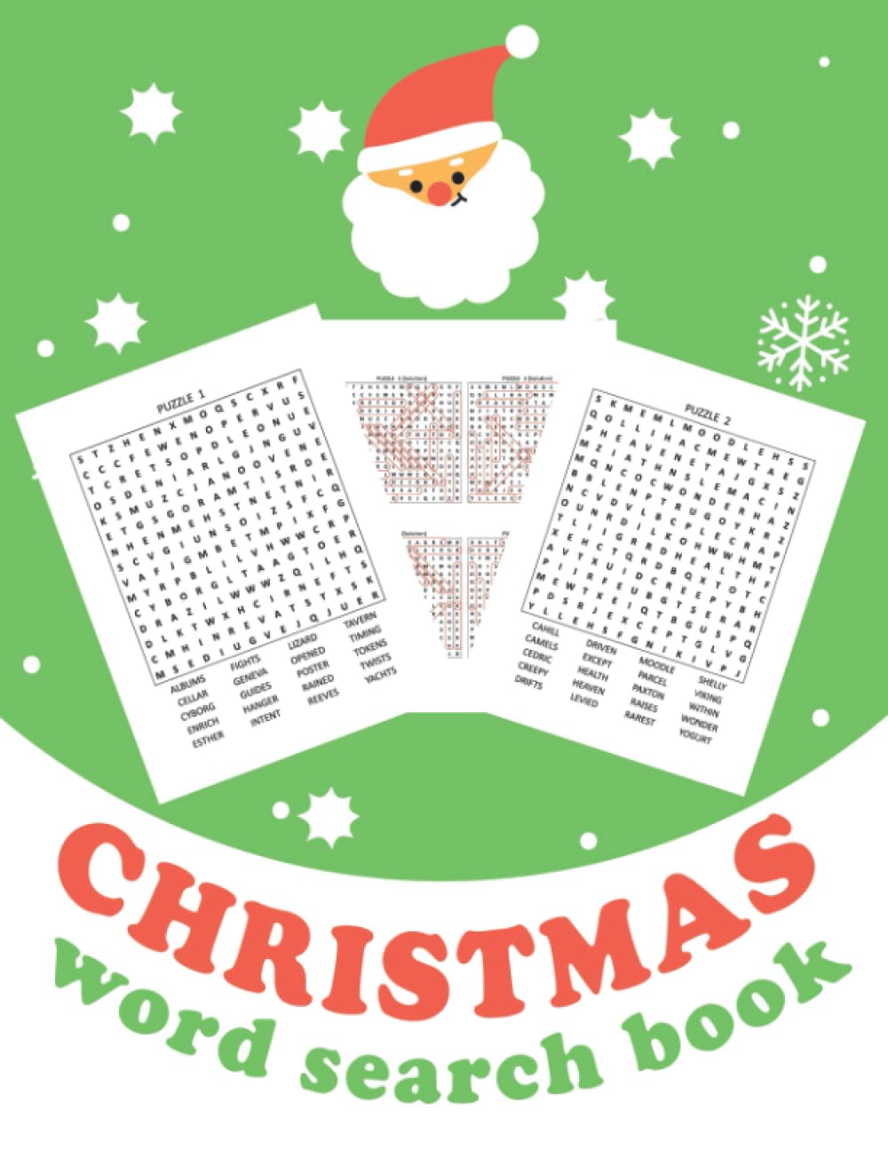 Christmas Word Search Book: Holiday Themed Word Search For Kids, Teens And Adults