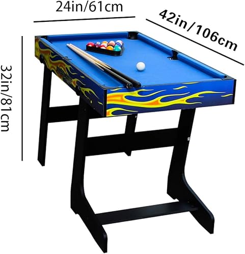 Miniatura 3 de IFOYO Mesa de juego combinada multifuncional 4 en 1 de 48 pulgadas  4 pies, mesa de hockey, mesa de futbolín de fútbol, mesa de billar, mesa de