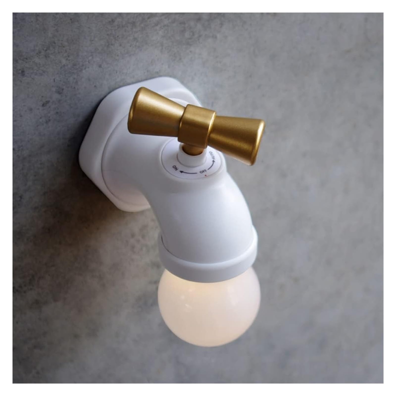 Genérico Lámpara de pared USB Luz nocturna activada por voz Aplique inteligente recargable, Lámparas de noche de tubería de agua Luces LED de atmósfera,Lámpara de araña