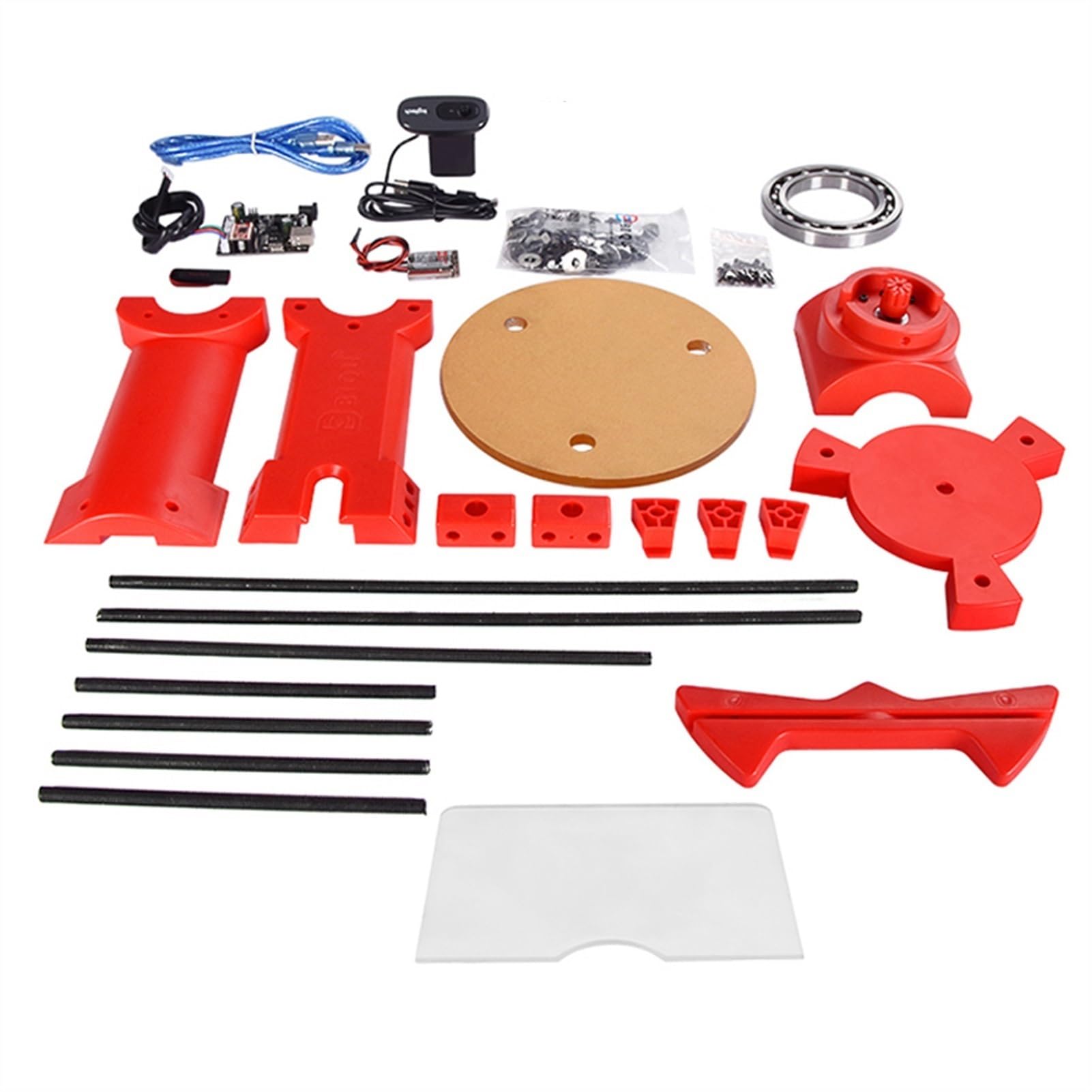 3D-Scanmarkierungen für 3D-Scanner 3D-Scanner-Laser-Drucker-Platten-Desktop-Objekt-Open Source-Scanning-Teile-Kit DIY 3D. Adapterplatte Präzisionsmaschine