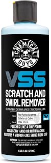 Chemical Guys VSS One-Step Scratch & Swirl Remover 16oz - Car Paint Compound Polish Restores Gloss, Removes Scratches on Clear Coat, Ceramic & Single-Stage Finishes