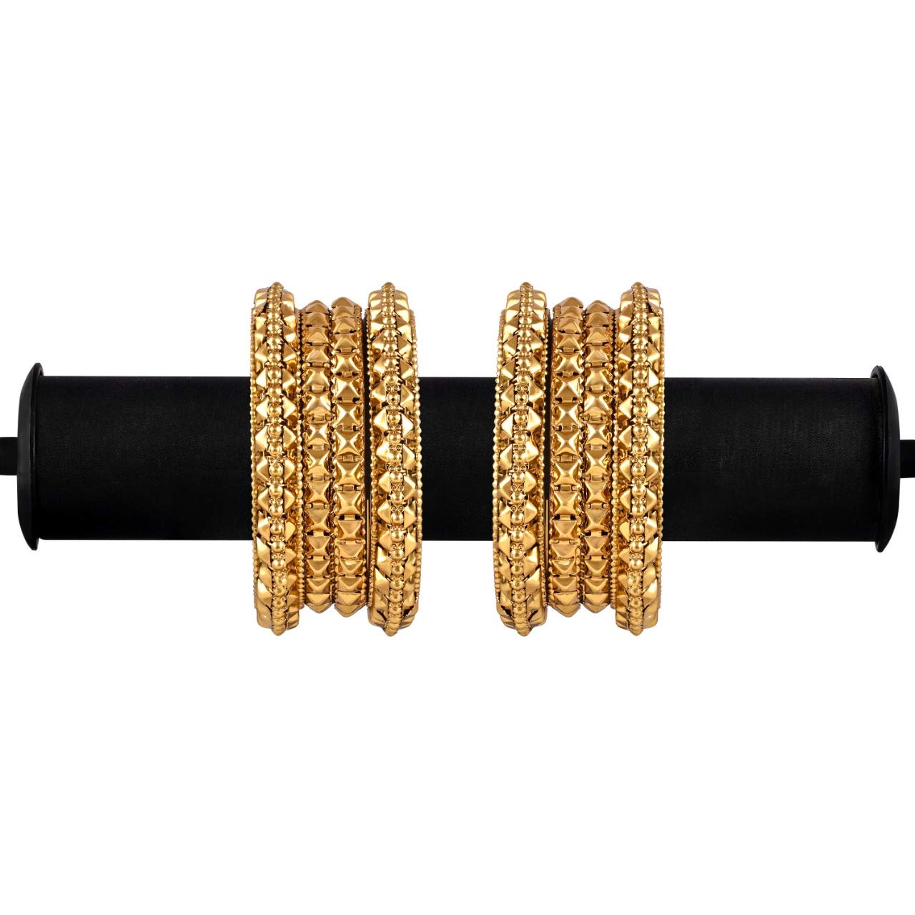 Traditional Plated Bracelet Bangles Set (2.4) (2.6)