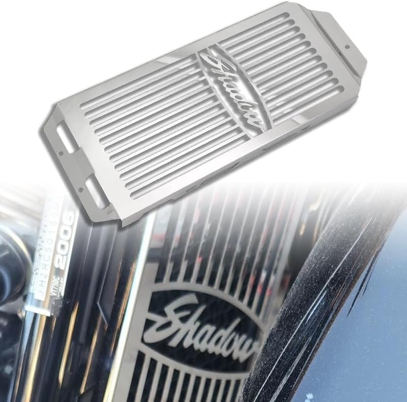 Motorcycle Radiator Cover Guard Grill Grille Shrouds Cooler Protector Compatible With Honda Shadow Spirit VT1100 1987-2007