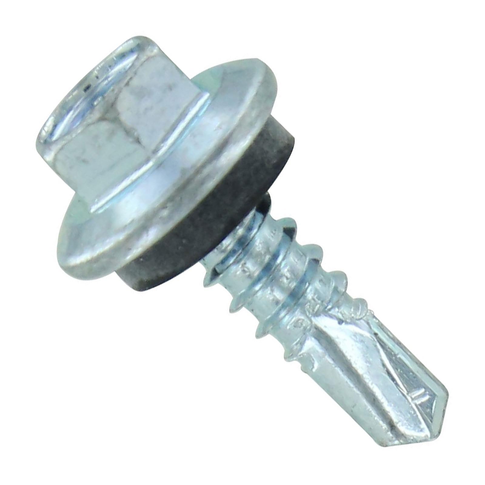 Fasteners Plus ST Fastening #12 x 3/4" Maxx Steelbinder Metal Roofing Screw - Galvanized (Pack of 250)