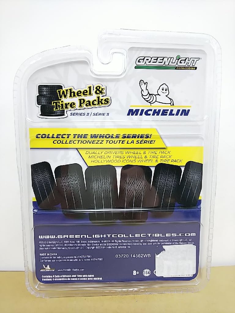 ☆MICHELIN ミニカーセット☆ Amazon.co.jp: □ GREENLIGHTグリーンライト MICHELIN 1/64 Wheel
