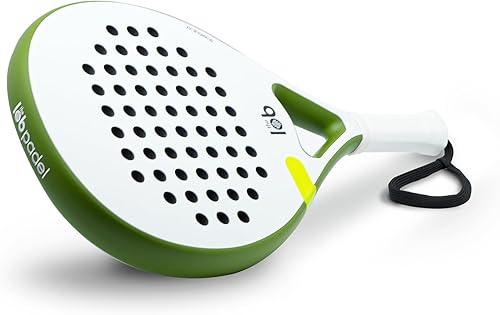 Miniatura 4 de Pala de pádel de fibra de carbono 3K de forma redonda para hombres y mujeres - Potencia y control de precisión, durabilidad, personalizable