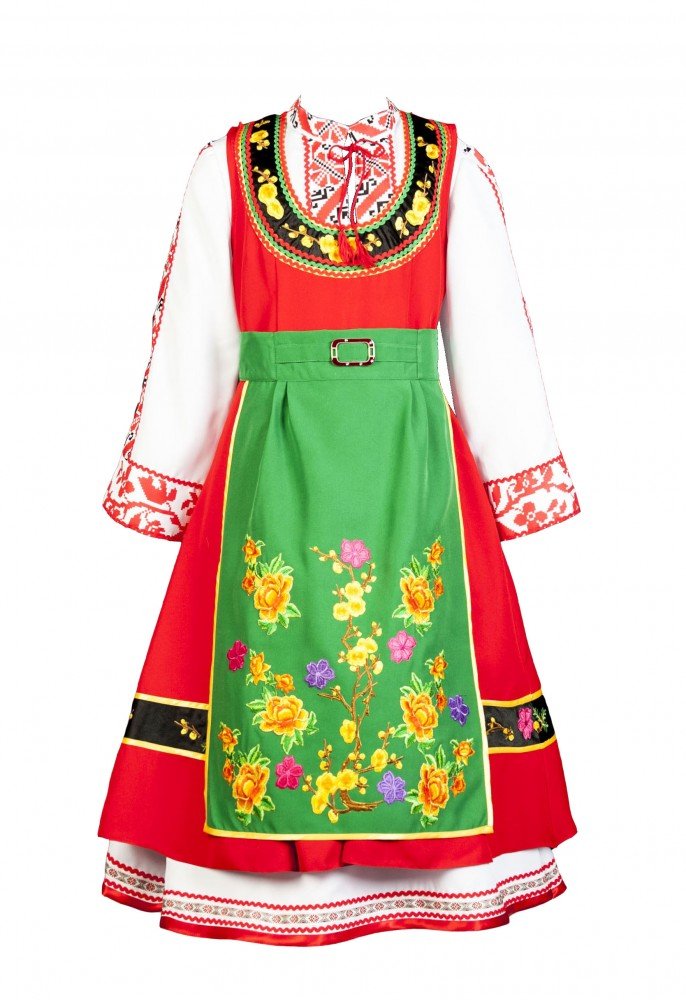 Bulgarian costume women folk Slavic dress