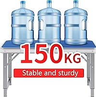 Vista 4 de Mesa plegable con taburete, mesa plegable de altura ajustable, picnic, campamento, al aire libre, aluminio ligero portátil, con asa de transporte