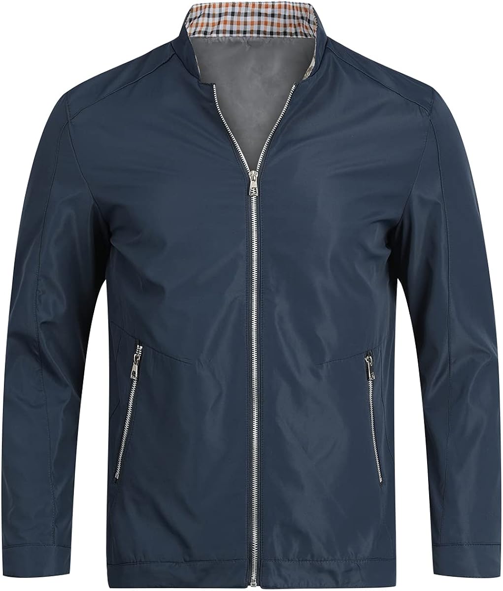 YOUTHUP Herren Jacke Leichte Sommerjacken Freizeit Business ...