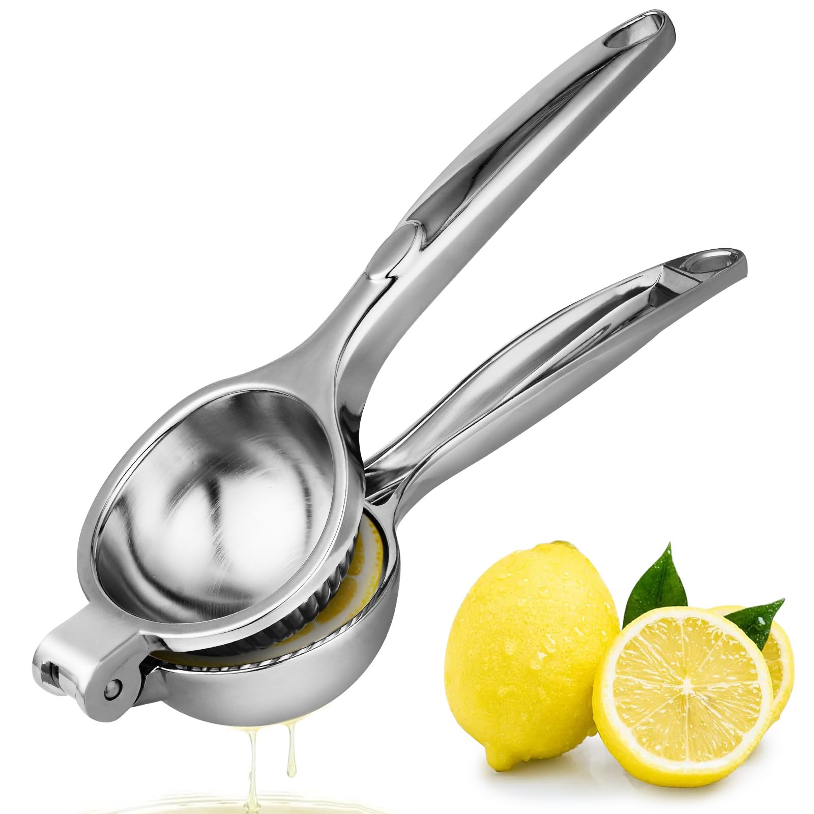 Exprimidor Limón Manual Duradero de Zinc AUAUY para Naranja y Frutas