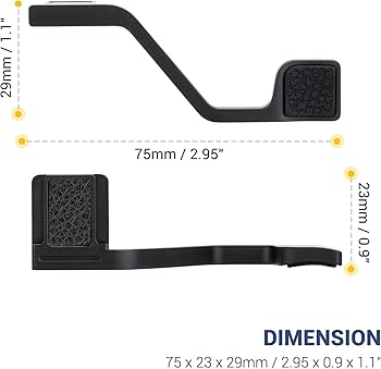 JJC Metal Thumb Up Grip Thumb Rest for Nikon Zf Z f Camera, Hot