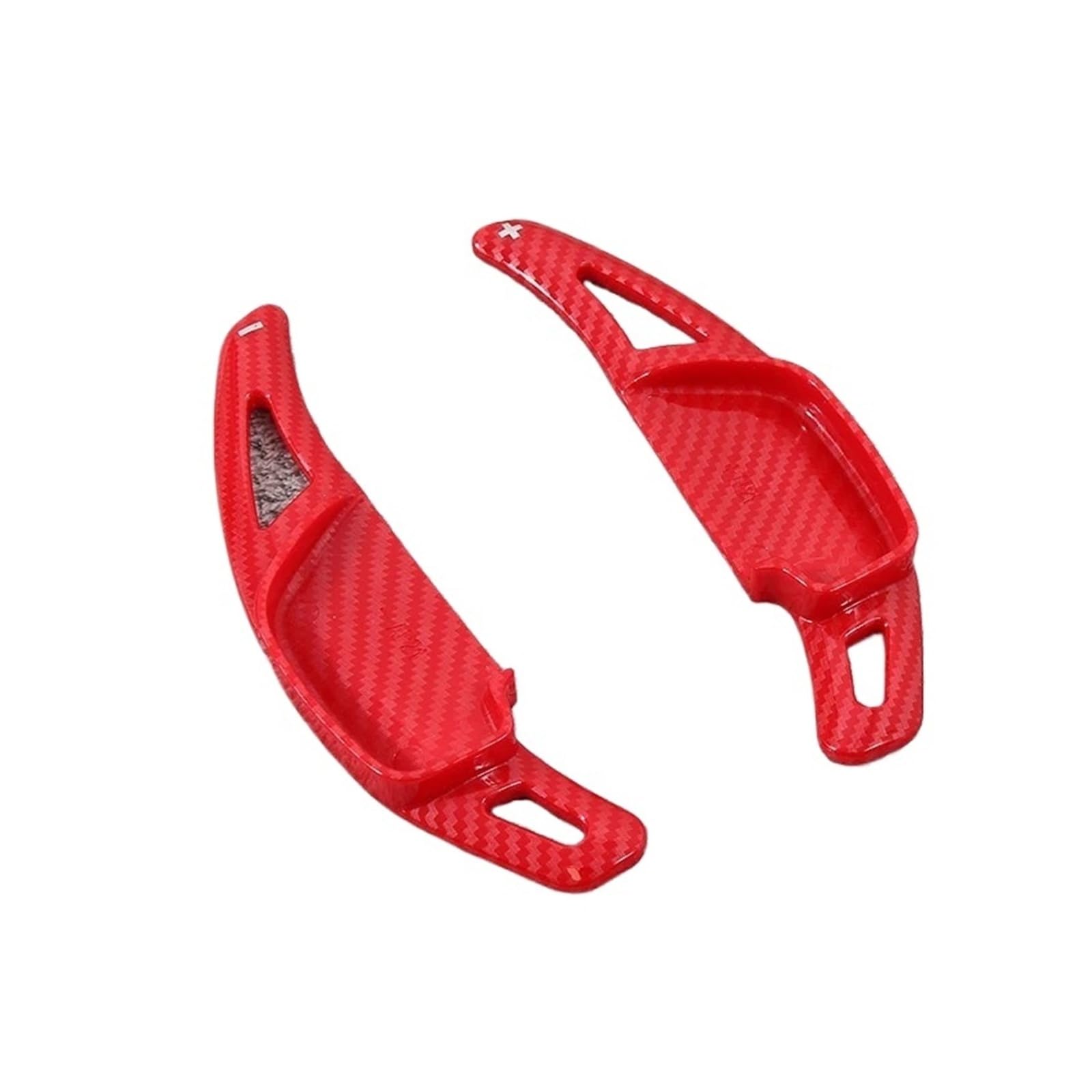 Zhangzhengyao Carbon Red Car Steering Wheel Shifter Paddle For Toyota For Mark Levin For Camry For Corolla For Zelas For Rav4 For Nova Fortuner Shift Paddle Steering Wheel Parts(Carbon Red)