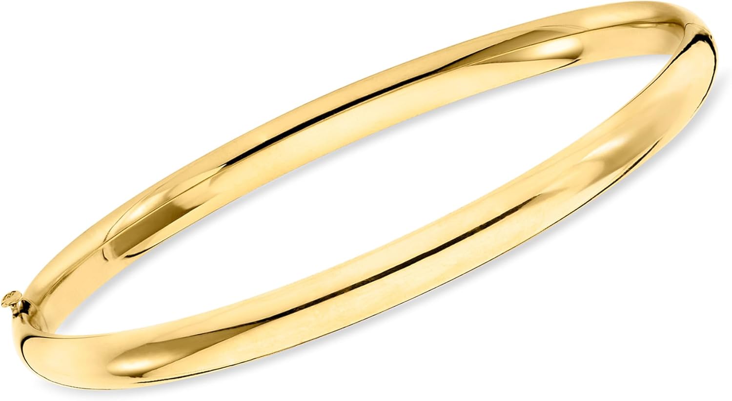 Ross-Simons 5mm 10kt Yellow Gold Round Bangle Bracelet
