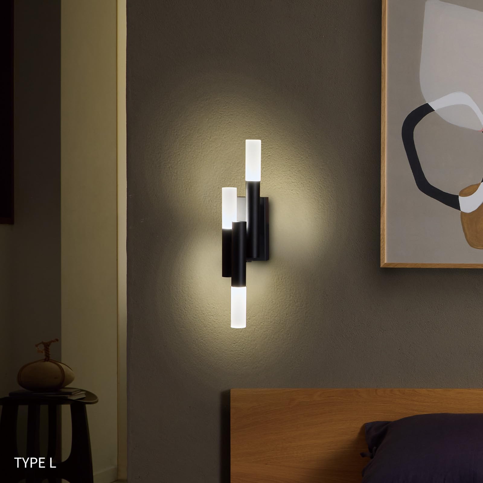 Amazon.co.jp : アートワークスタジオ キャンデラ3LEDウォールライト 