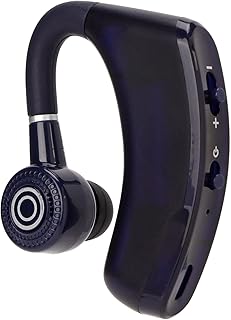 Akozon Auriculares 5.2 con Pantalla Digital LED - Auriculares Empresariales de Diseño Ergonómico para Oficina, Conducción y Reuniones | IPX5 Resistente Al Agua | Batería de Larga Duración