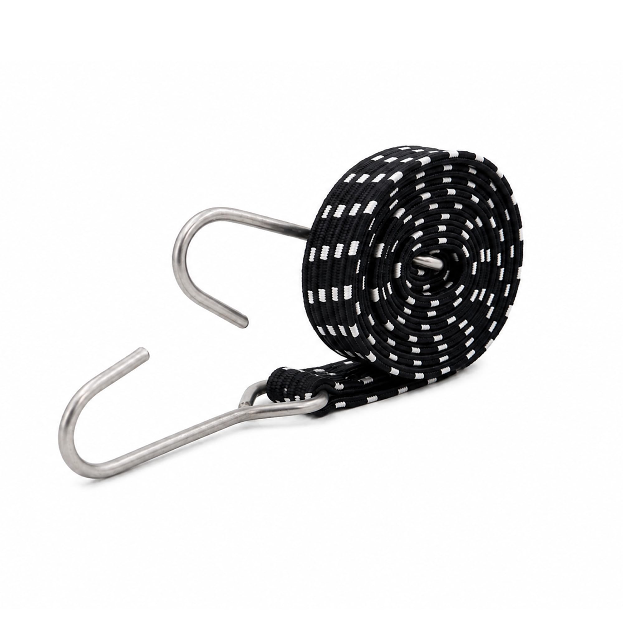 Bungee Cord for Bike Luggage 3.3 Feet (1 Meter) | Heavy Duty Elastic Rope with Stainless Steel Hooks|Strong Cargo Tie Strap for Motorcycle|Scooter|Bicycle|Travel Luggage (1)-image-21