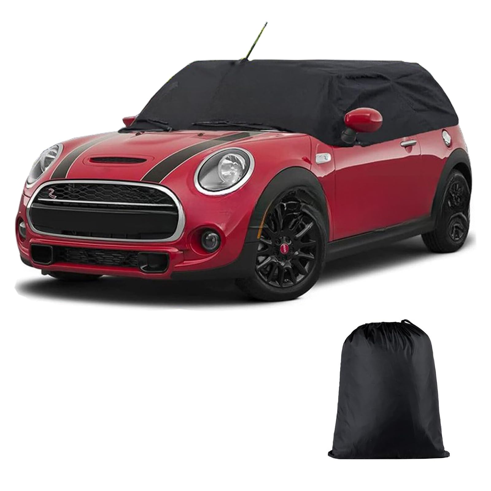 Autoabdeckung Wasserdicht Ersatz für BMW Mini Cabrio R52 R57 F57 2005-2024, Auto Abdeckplane Autoabdeckung Outdoor Halbgarage für Auto UV Beständige Autoplane Regen Sonne Staub Schutz Autohülle