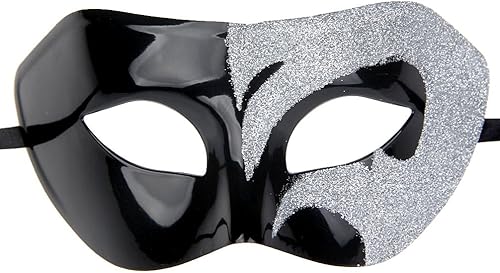 Miniatura 6 de IETANG Juego de máscaras venecianas de Mardi Gras para parejas con collar y pajarita