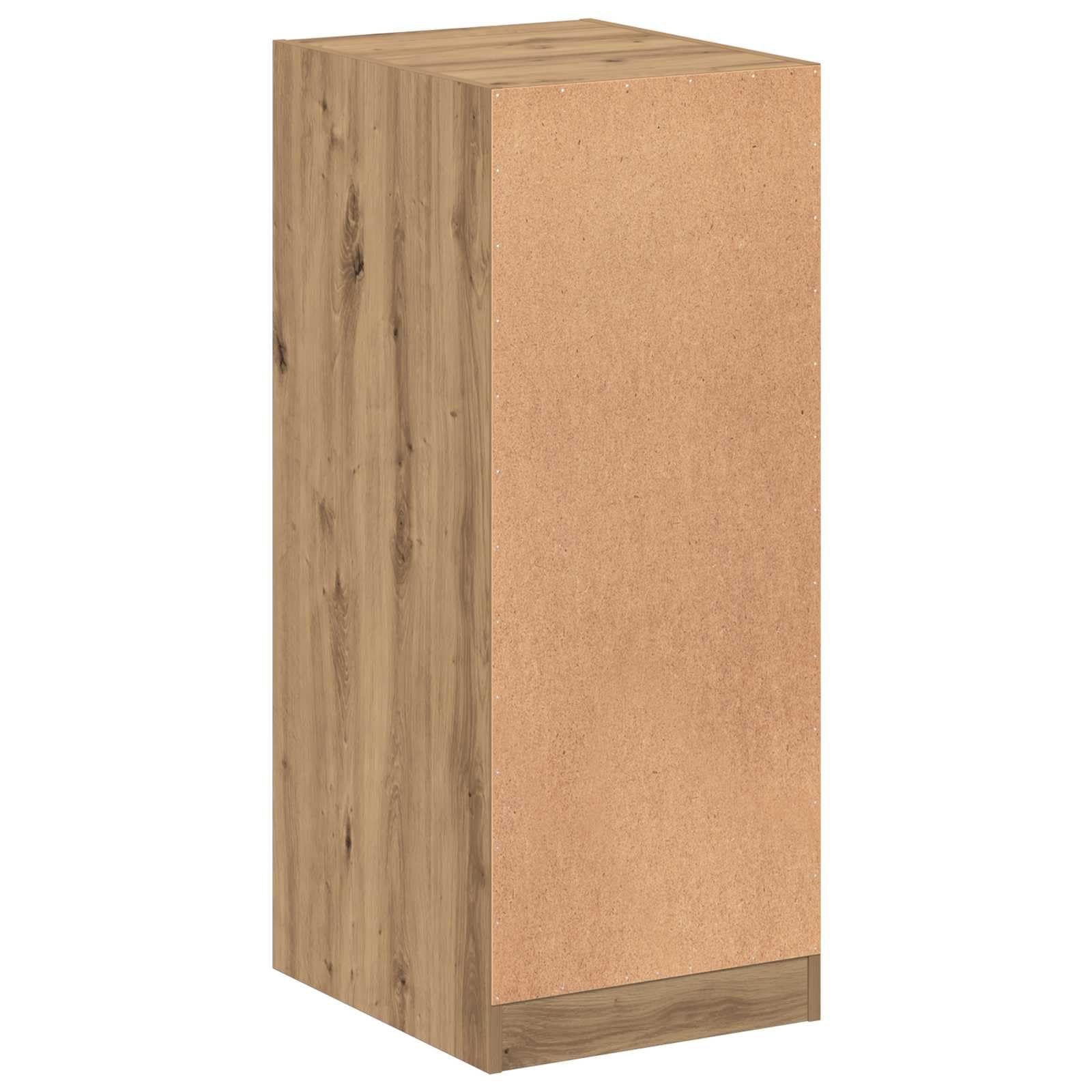 Szafa na ubrania z regałem Artisan dąb, 41 x 48 x 102 cm, 3 półki, materiał drewnopochodny, do wnętrz, do sypialni, przedpokoju i garderoby z dużą ilością miejsca na ubrania i akcesoria