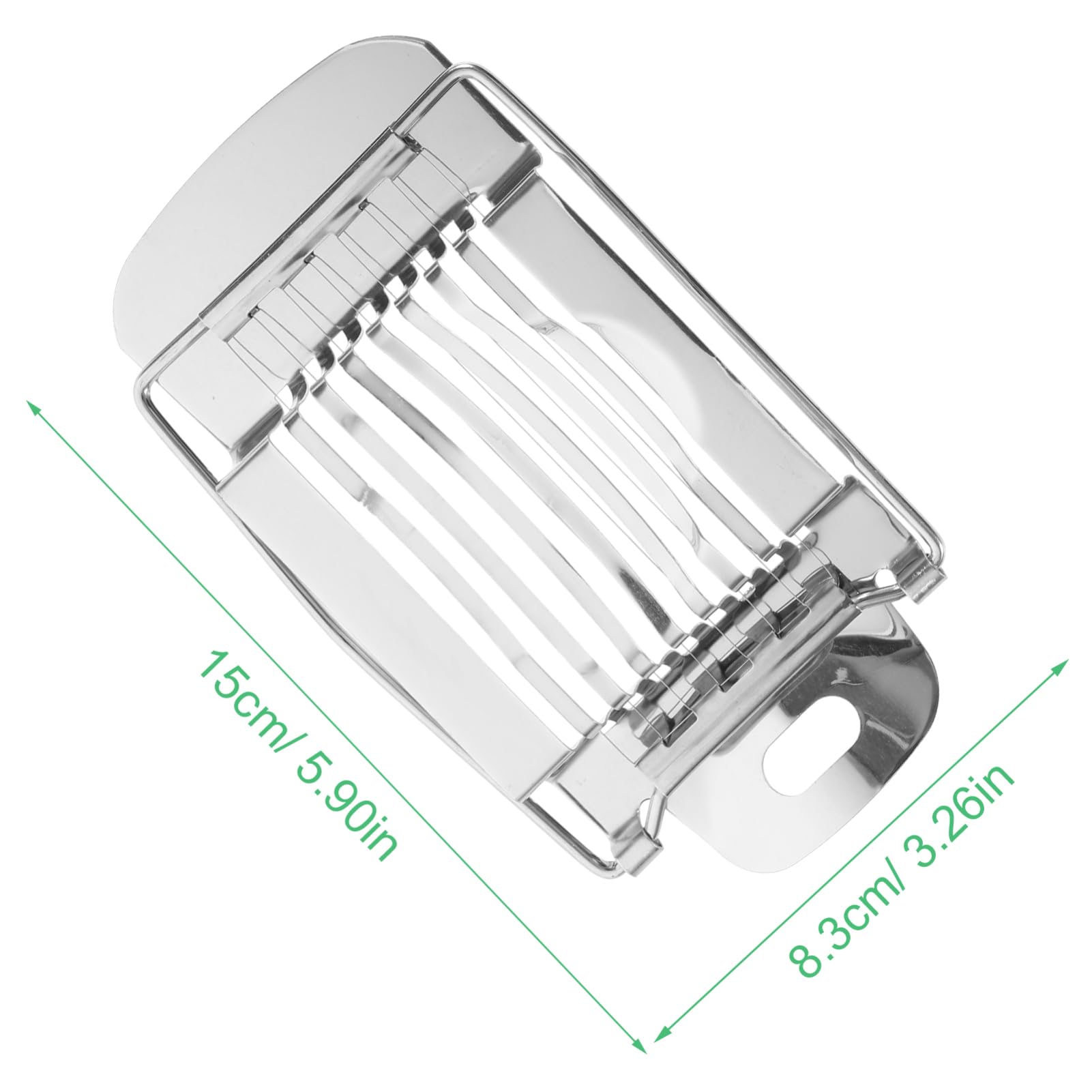 BEBEMOKO Multifunctional Egg Cutter Hand Held Egg Slicer for Precise Boiled Egg Cutting Kitchen Tool for Preparation and Serving