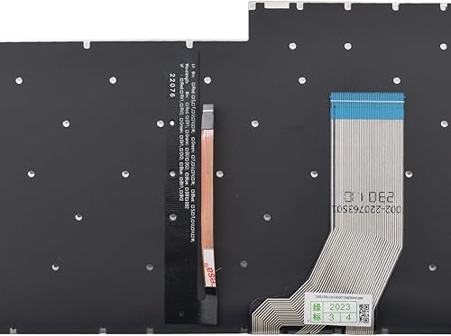 Miniatura 7 de Teclado de repuesto compatible con Asus G512 G531GD G531GT G531GU G531GV G531GW G532 GL531 G15 6037B0203201 (la luz de fondo es de ocho puntadas)