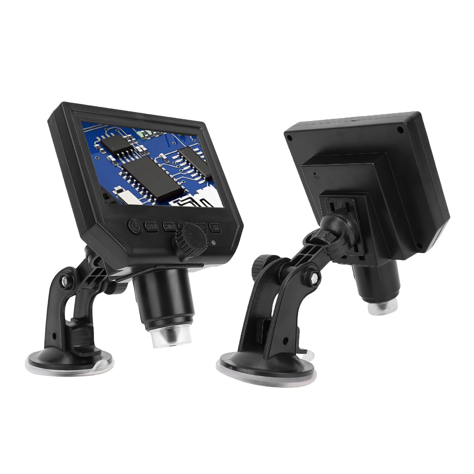 Sxhlseller Microscopio Digital con Pantalla HD 1080P de 4,3 Pulgadas y