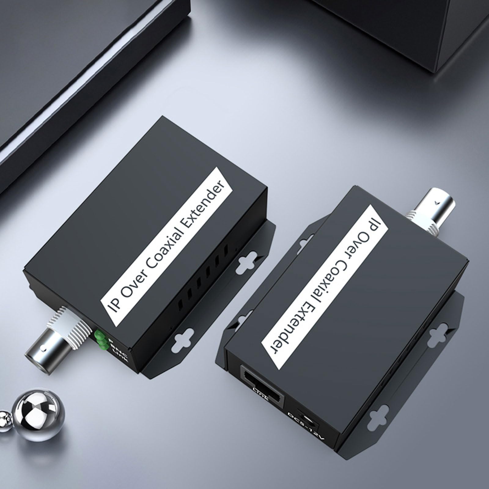 Überlegene Metall Koaxial zu Ethernet Übertragungseinheit für erweiterte Datenübertragung Arbeitsplatz und in Produktionsanlagen Fortschrittlicher Koaxial zu Ethernet für verbesserte