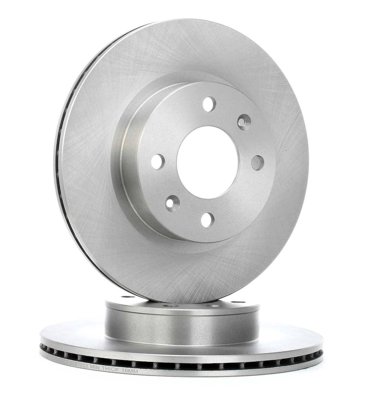 RIDEX 82B1022, 2 szt Tarcze Hamulcowe przód 251,8mm Kompatybilny z KIA Picanto SA, HYUNDAI i10 PA