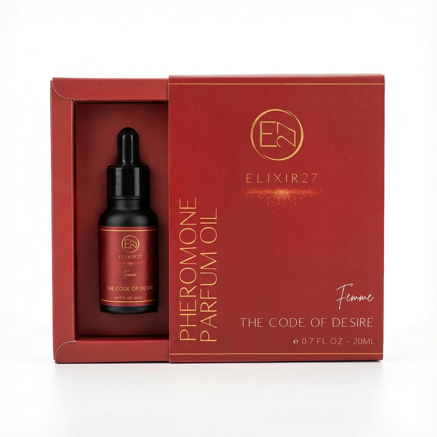 ELIXIR27 Pheromones Perfume Oil for Women Luxury Feminine Fragrance Oil, Long-Lasting Scent with Raspberry, Jasmine & Vanilla Notes - 2