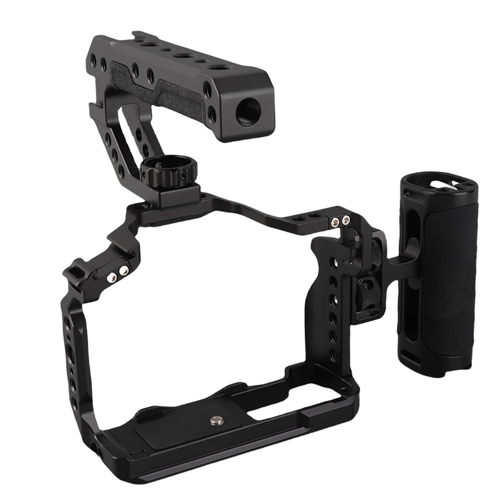 Jaula para Cámara para Equipo de Vídeo de Aluminio Ligero R50 con Asas Ajustables para Cineastas y Creadores de Contenidos