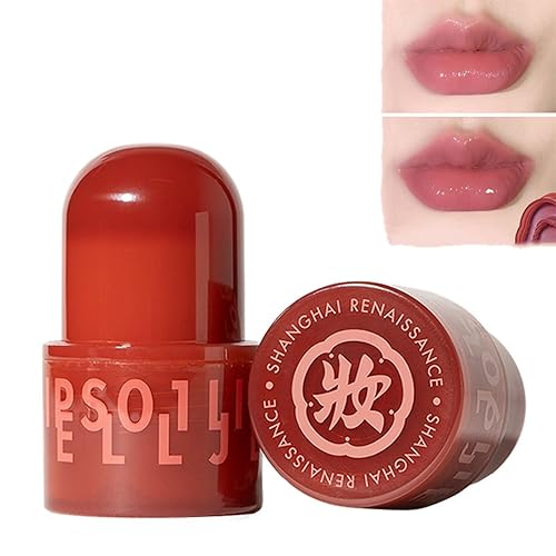 Hezhuang Jelly - 2 unidades de gelatina de labios, brillo labial hidratante tintado, textura de gelatina de 12 horas de larga duración, hidratante disponible en Yaxa Colombia
