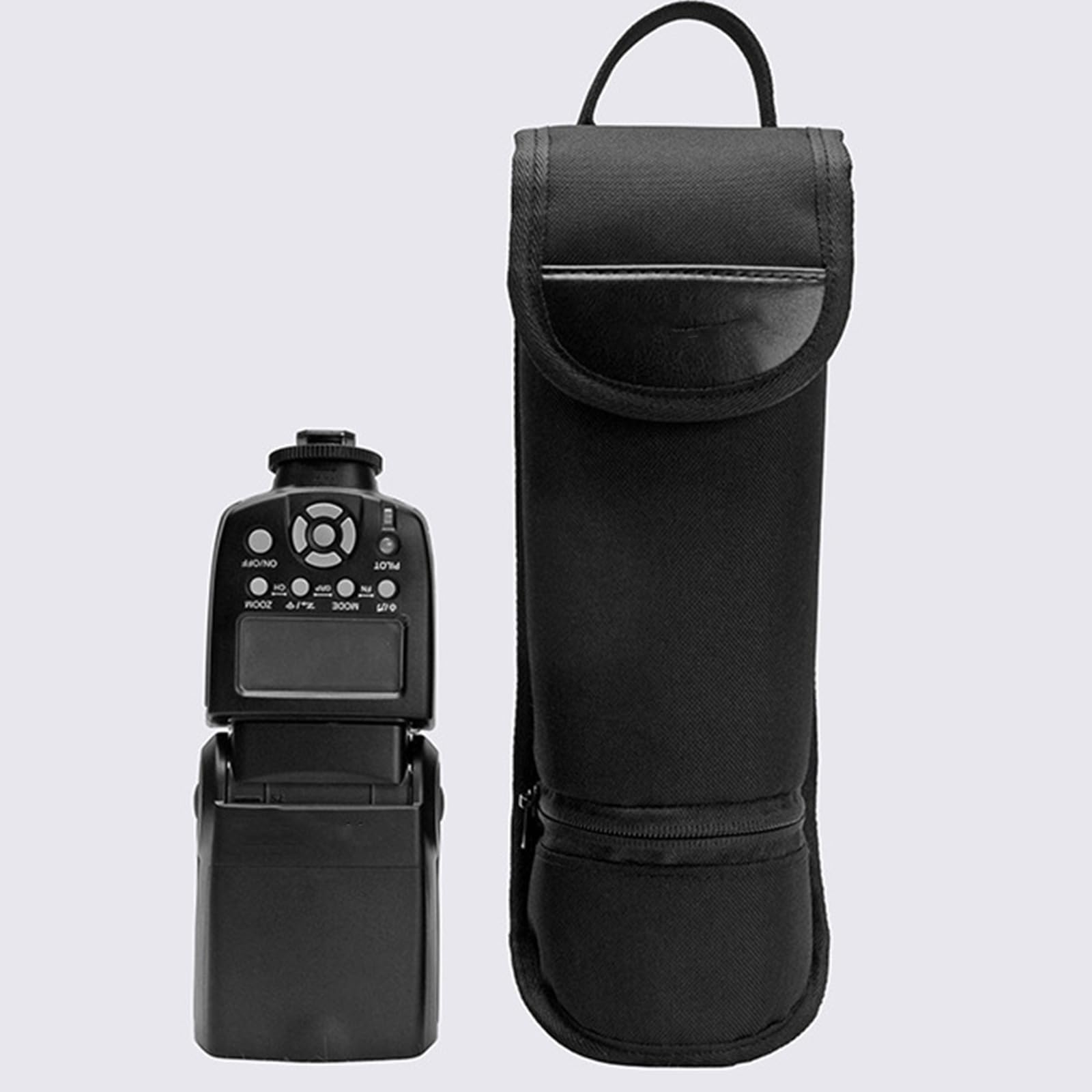 LUOFENG Pochette de rangement pour flash portable - Étanche - Double compartiment