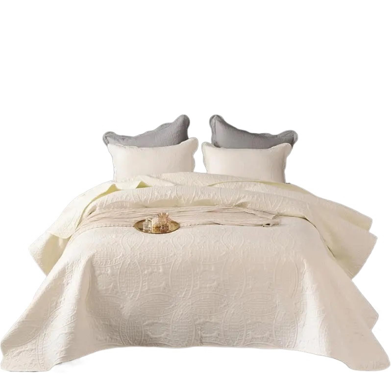 DAJGRHE Bedspread Quilted Bed Cover 220x240cm Coverlet King Size(Color 7,1pc 220x240cm)