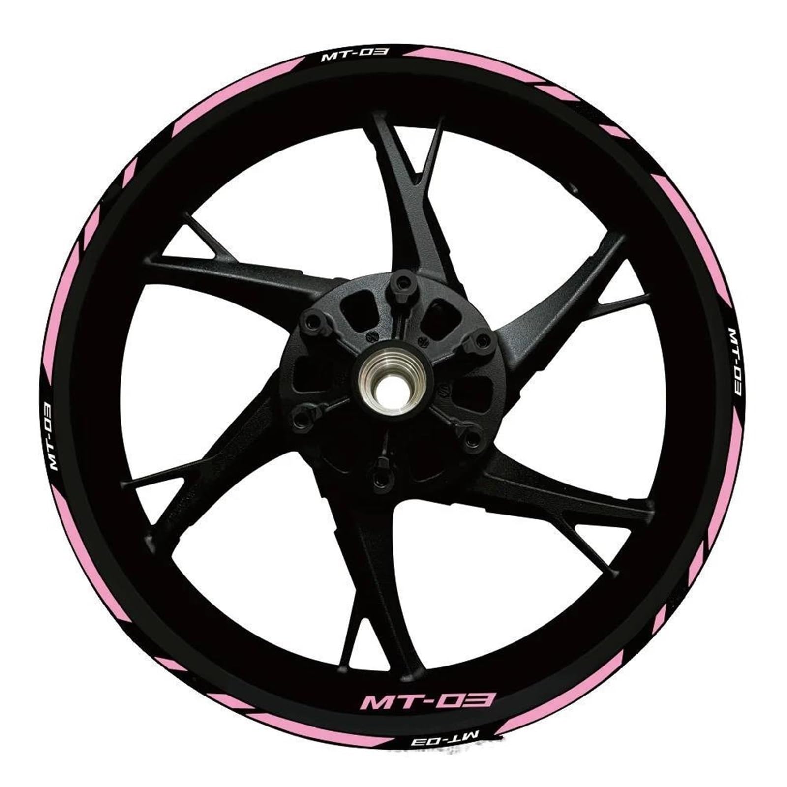 Piwine Style 29 Stickers Motorcycle Wheel Sticker Racing Rim Stripe Decal Decoration For Yamaha Mt-03 Mt 03 Mt03 2020-2022(Style 29)
