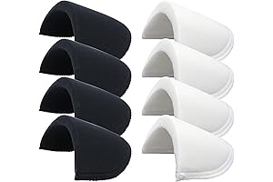 4 Pairs Fake Shoulder Pads for Women and Men Suits