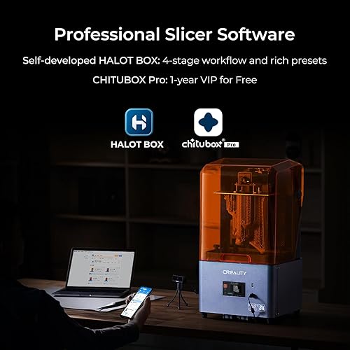 Miniatura 6 de Creality HALOT-MAGE PRO Impresora 3D de resina 8K, con pantalla LCD de 10.3 pulgadas, impresión de alta velocidad de 6.693 inh y luz integral de