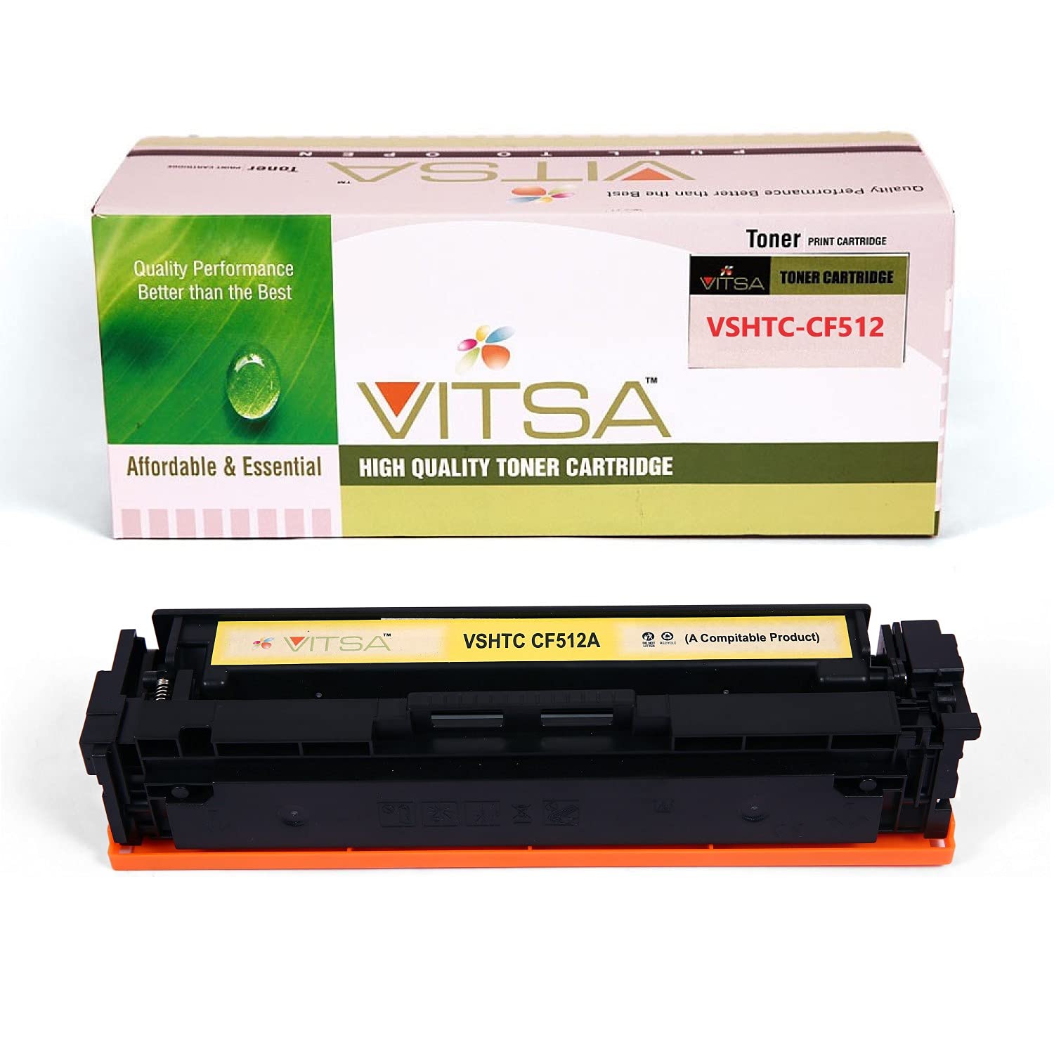VITSA 204A / CF512A Toner Cartridge Compatible with HP Color Laserjet Pro M154A / M154nw / M180n / M181fw (Yellow) (B07NNXXQ71) Amazon Price History, Amazon Price Tracker
