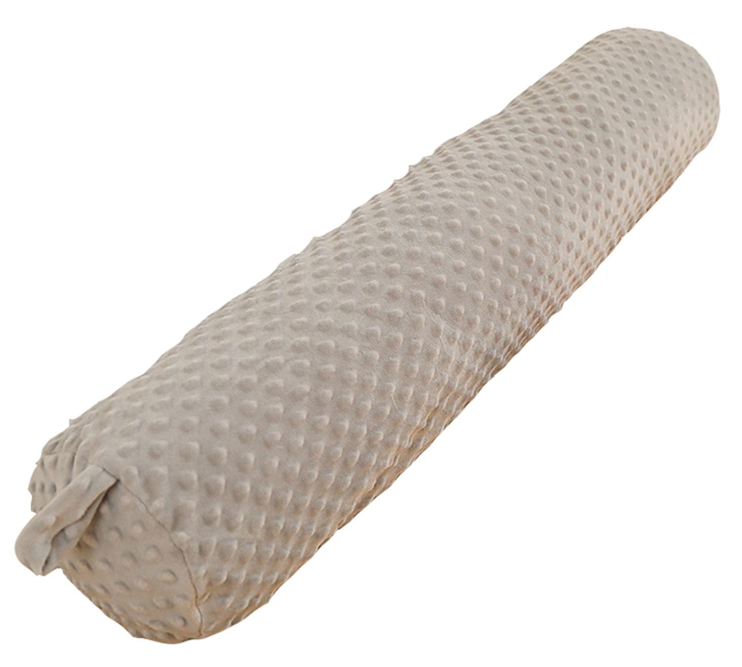 Poduszka cylindryczna w pełni księżyca, na kolano, nogi, szyję, zdejmowana, nadająca się do prania, okrągła, rolka szyjna, na łóżko, kanapę, sofę, idealna do ćwiczeń na boku/plecach, 20 x 150 cm