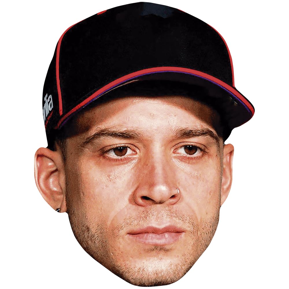 Marco Bezzecchi (Cap) Celebrity Mask, Flat Card Face, Fancy Dress Mask