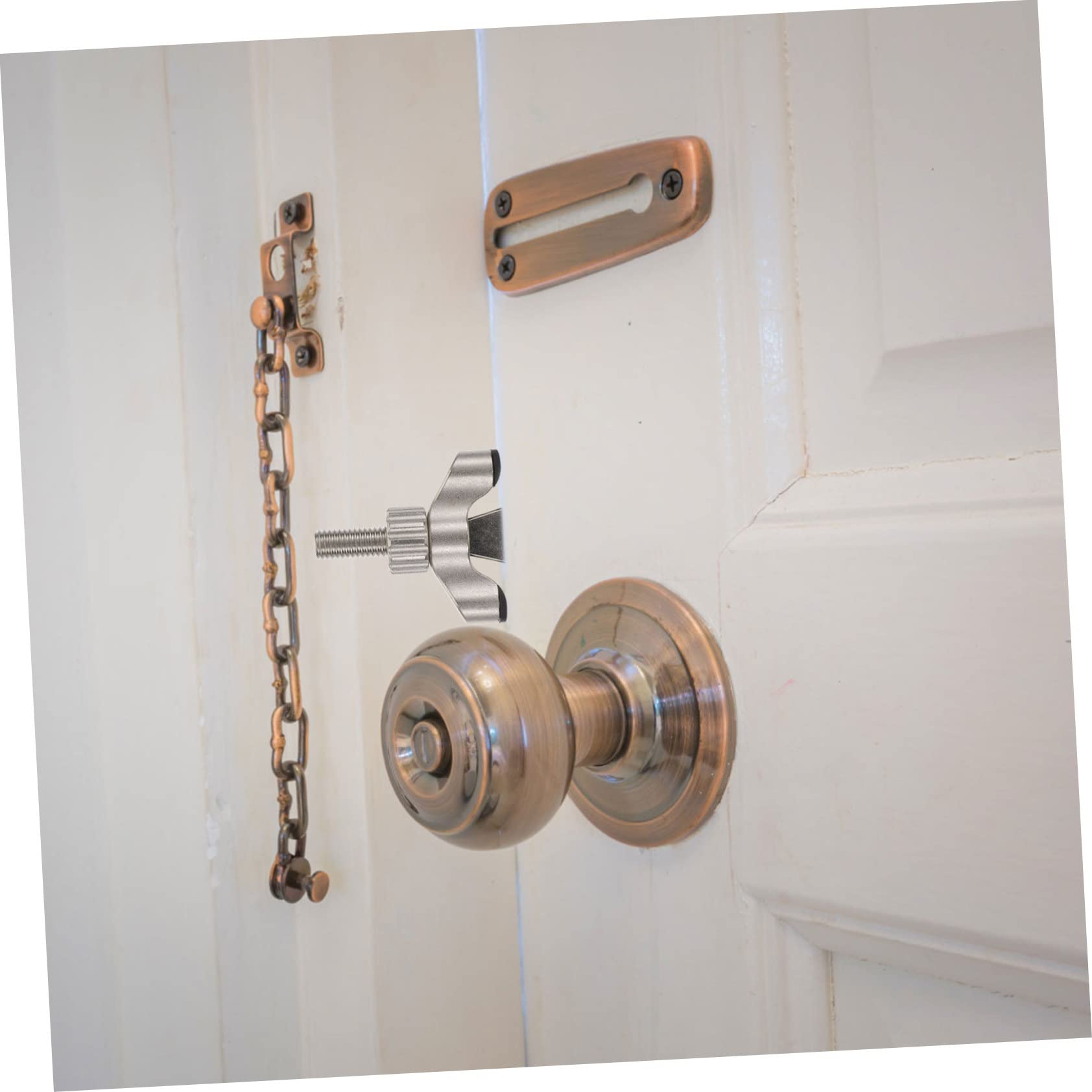 UKCOCO Serrure De Porte Portable Sécurisée Pour Voyage Verrou Anti- Pour Pratique Et Pour Maison Et Dortoirs