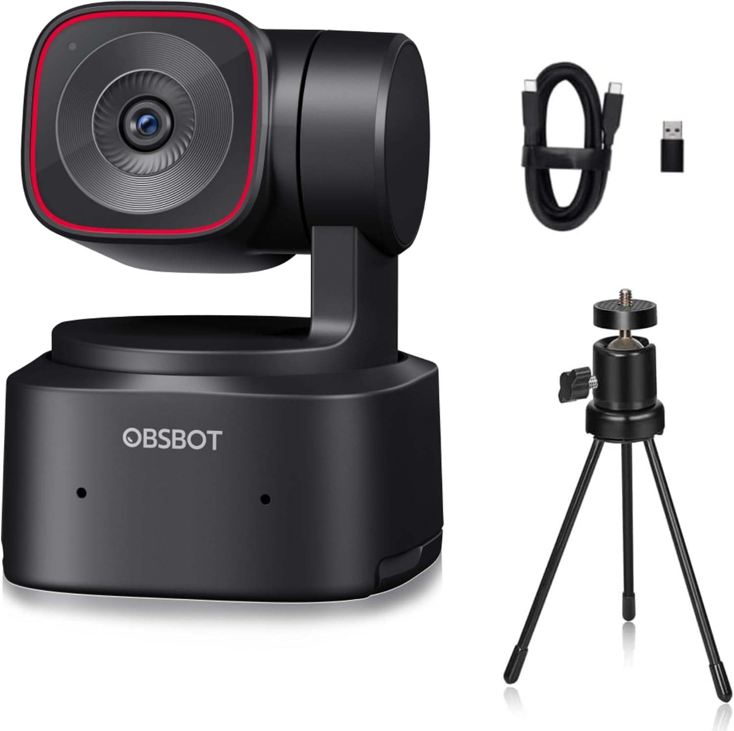 obsbot tiny2lite +三脚セット Amazon.com: OBSBOT Tiny 2 Lite 4K PTZ Webcam AI-Tracking, W Mini