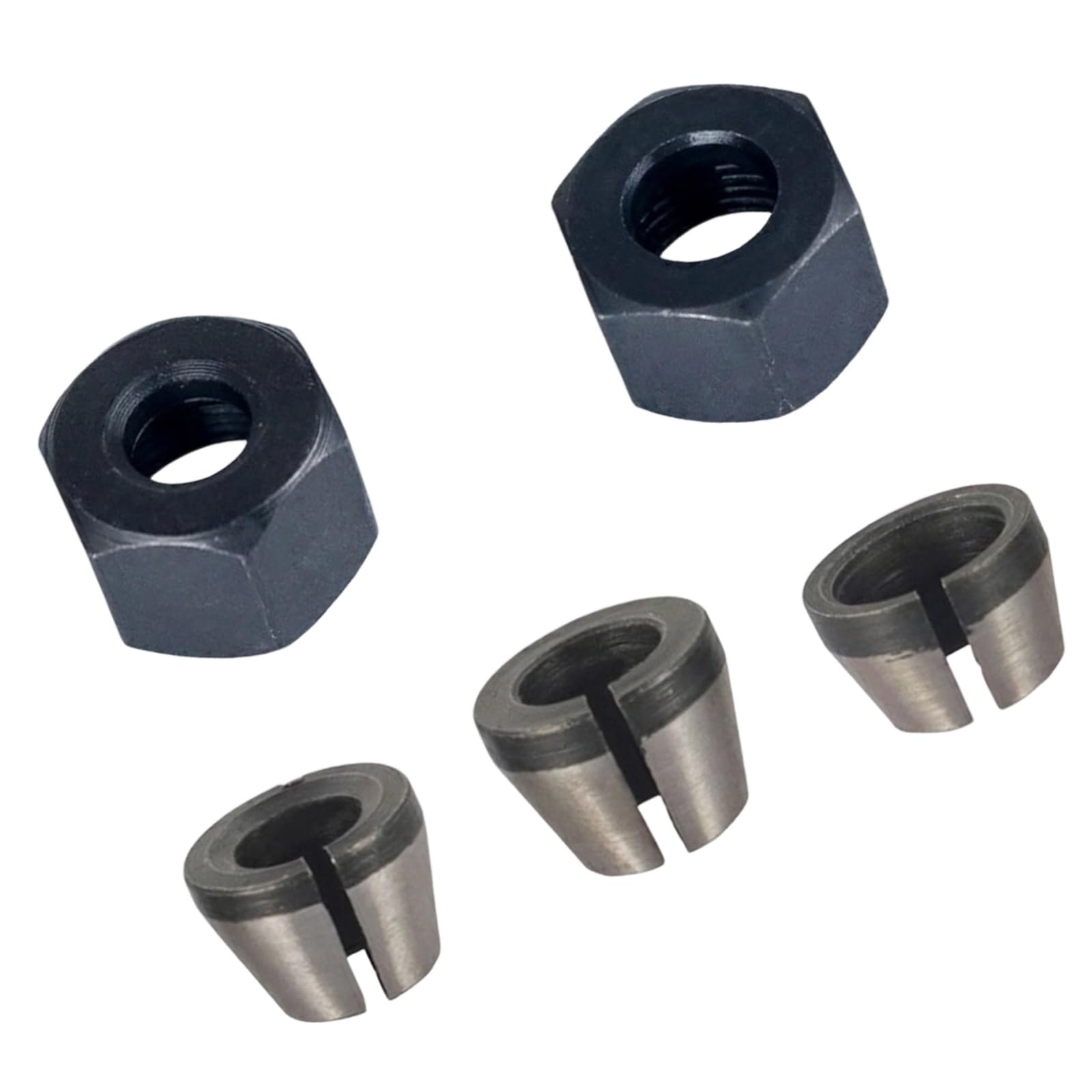 Fromceo 3 Piece Set Of Chuck Engineered Collet Chucks For Accurate Woodworking On Routers And Engraving Machines Minimizing Error In Carving Tasks Fast Change Nut Chucks