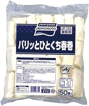 はるまき Amazon | [冷凍] 味の素 パリッとひとくち春巻 1.25kg | Ajinomoto
