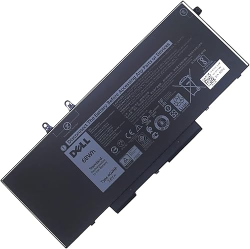 DELL 4GVMP - Batería de repuesto para laptop Dell Latitude 5400 5500 Precision 3540 3550 Inspiron 759075917791 2 en 1 P84F P84F001 P42E P42E001