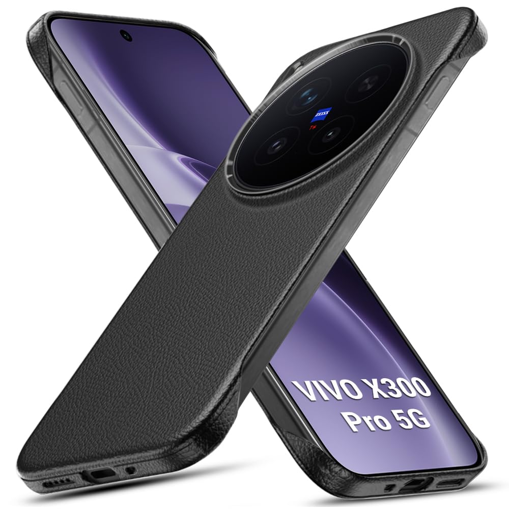 TheGiftKart Hybrid Ultimate Slim Back Case Cover for Vivo X200 FE 5G | Lightweight Profile | Hard Back Case Cover for Vivo X200 FE 5G (PC & TPU, Metal Camera Ring, Leather Texture Finish, Grey) — Amazon image 12